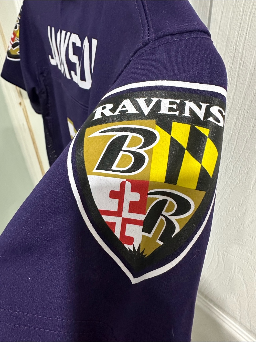 Kids Lamar Jackson Baltimore Ravens #8 Football Jersey - Youth Size M - Picture 7 of 7